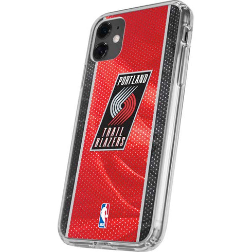 NBA Portland Trail Blazers Away Jersey iPhone 11 Clear Case