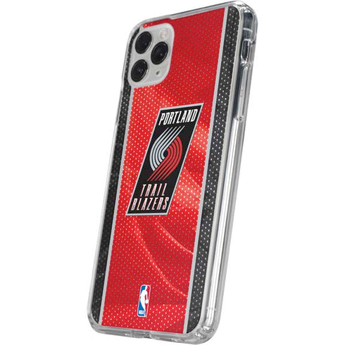 NBA Portland Trail Blazers Away Jersey iPhone 11 Pro Clear Case