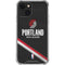 NBA Portland Trail Blazers Away Jersey iPhone 13 Mini Clear Case