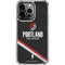 NBA Portland Trail Blazers Away Jersey iPhone 13 Pro Clear Case