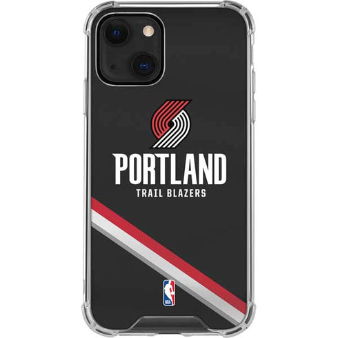 NBA Portland Trail Blazers Away Jersey iPhone 15 Plus Clear Case