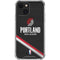 NBA Portland Trail Blazers Away Jersey iPhone 14 Plus Clear Case