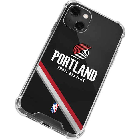 NBA Portland Trail Blazers Away Jersey iPhone 15 Plus Clear Case