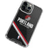NBA Portland Trail Blazers Away Jersey iPhone 15 Pro Clear Case