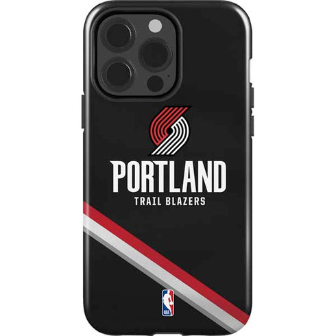NBA Portland Trail Blazers Away Jersey iPhone 15 Pro Impact Case