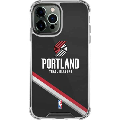 NBA Portland Trail Blazers Away Jersey iPhone 15 Pro Max Clear Case