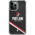 NBA Portland Trail Blazers Away Jersey iPhone 14 Pro Max Clear Case
