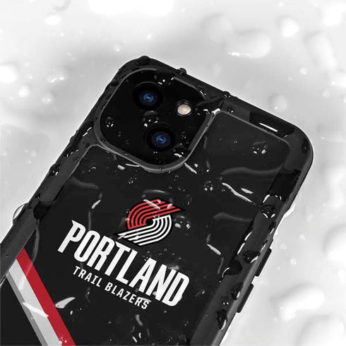 NBA Portland Trail Blazers Away Jersey iPhone 15 Plus Waterproof Case