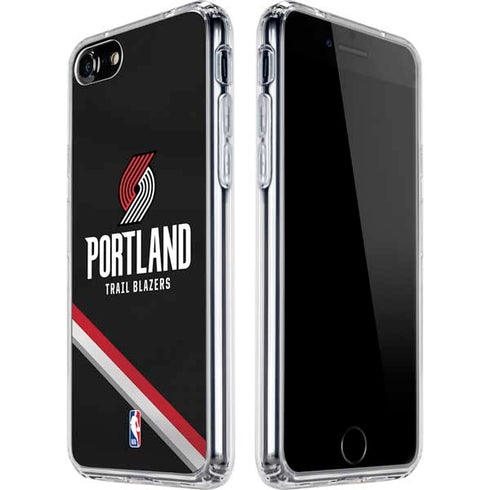 NBA Portland Trail Blazers Away Jersey iPhone SE (2nd & 3rd Gen) Clear Case