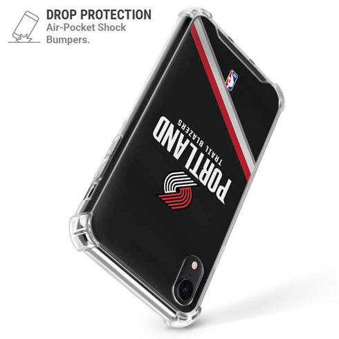 NBA Portland Trail Blazers Away Jersey iPhone XR Clear Case