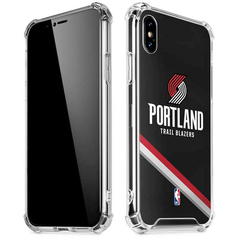 NBA Portland Trail Blazers Away Jersey iPhone XS Max Clear Case