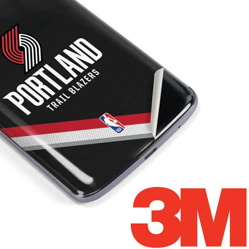 NBA Portland Trail Blazers Away Jersey Moto E5 Plus Skin