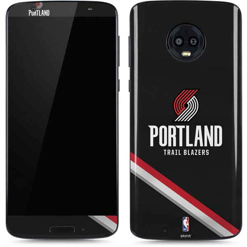 NBA Portland Trail Blazers Away Jersey Moto G6 Skin