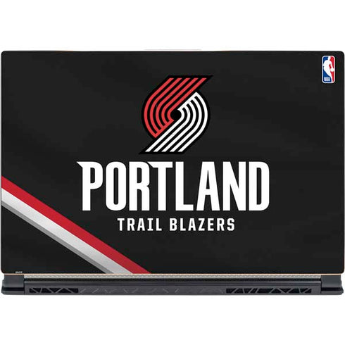 NBA Portland Trail Blazers Away Jersey MSI GS65 Stealth Laptop Skin