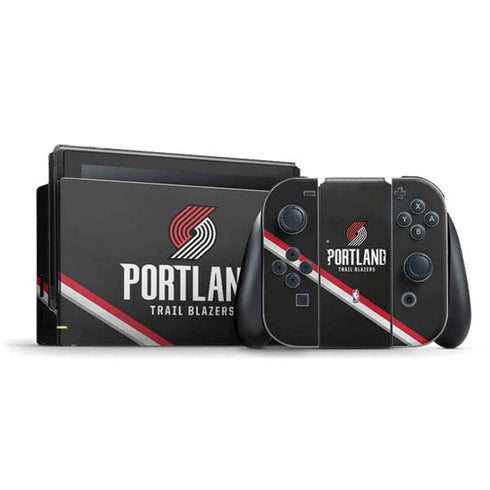 NBA Portland Trail Blazers Away Jersey Nintendo Switch Bundle Skin