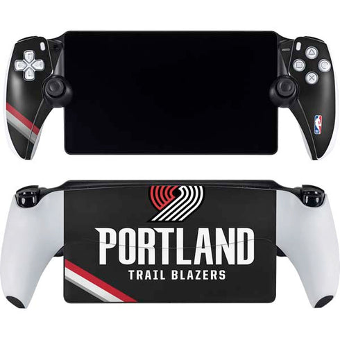 NBA Portland Trail Blazers Away Jersey PlayStation Portal Remote Player Skin