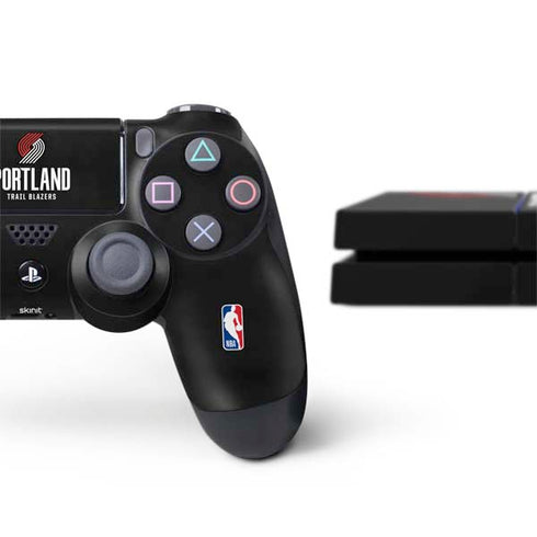 NBA Portland Trail Blazers Away Jersey PS4 Console and Controller Bundle Skin