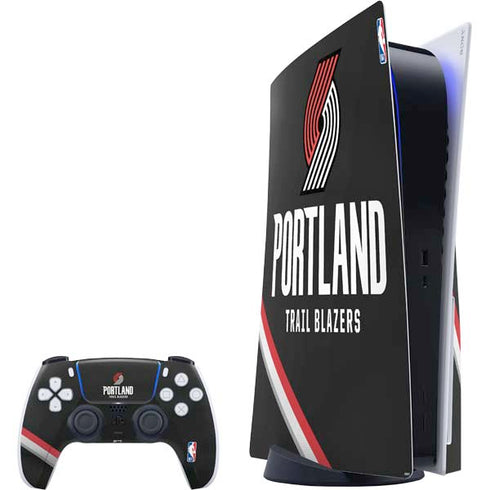 NBA Portland Trail Blazers Away Jersey PS5 Bundle Skin