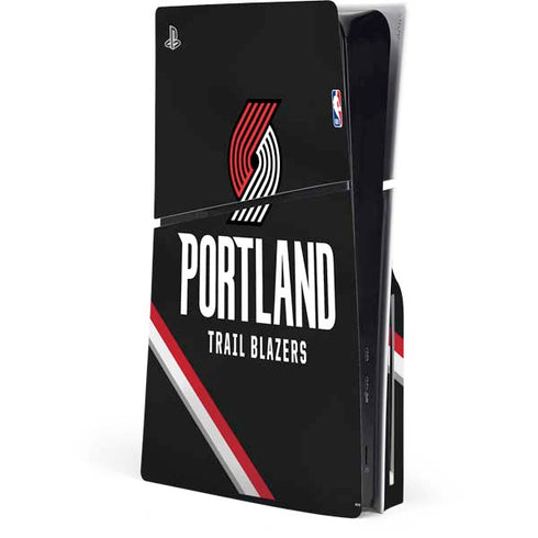 NBA Portland Trail Blazers Away Jersey PS5 Slim Disk Console Skin