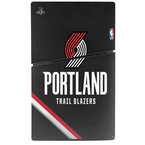 NBA Portland Trail Blazers Away Jersey PS5 Slim Digital Edition Console Skin