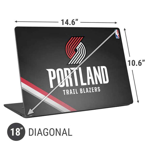 NBA Portland Trail Blazers Away Jersey Universal Laptop 18in (14.6 x 10.6in) Skin