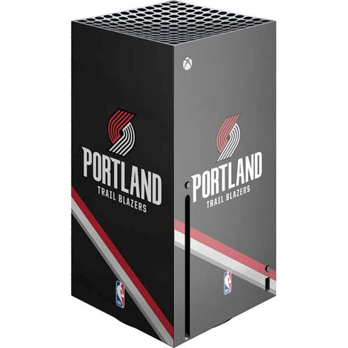 NBA Portland Trail Blazers Away Jersey Xbox Series X Console Skin