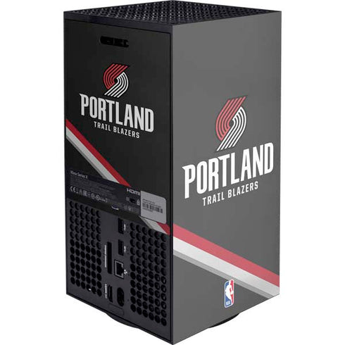 NBA Portland Trail Blazers Away Jersey Xbox Series X Console Skin
