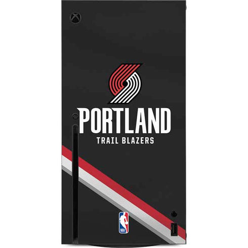 NBA Portland Trail Blazers Away Jersey Xbox Series X Console Skin