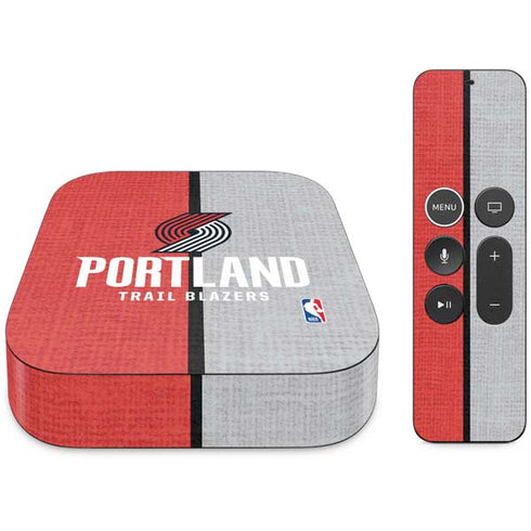 NBA Portland Trail Blazers Canvas Apple TV Skin