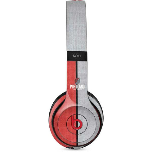 NBA Portland Trail Blazers Canvas Beats Solo 2 Wireless Skin