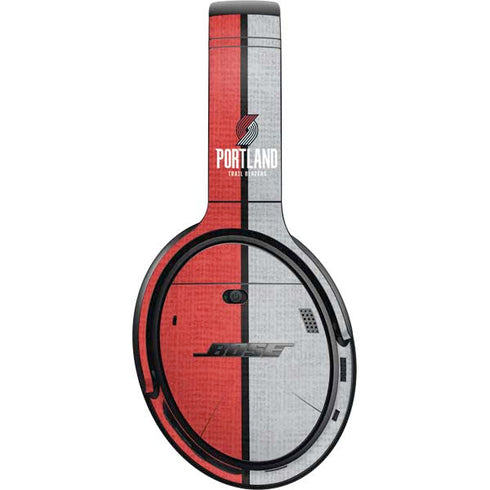 NBA Portland Trail Blazers Canvas Bose QuietComfort 35 Headphones Skin