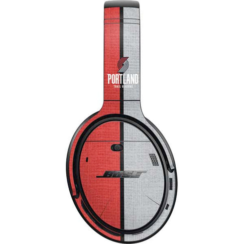 NBA Portland Trail Blazers Canvas Bose QuietComfort 35 II Headphones Skin