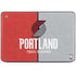 NBA Portland Trail Blazers Canvas HP Chromebook Skin