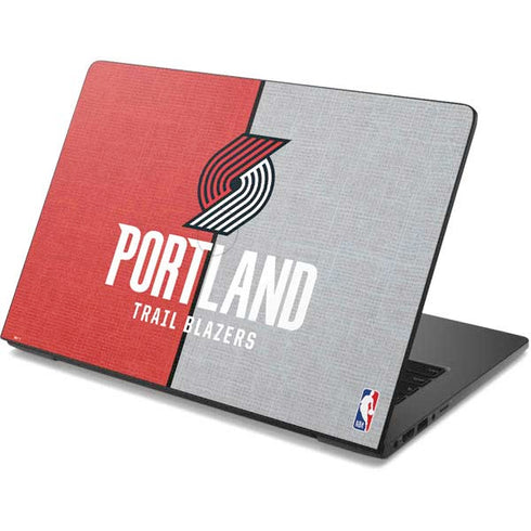 NBA Portland Trail Blazers Canvas Dell Chromebook Skin