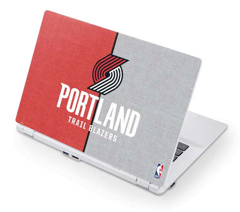 NBA Portland Trail Blazers Canvas Acer Chromebook Skin