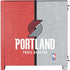 NBA Portland Trail Blazers Canvas Corsair 4000D Tempered Glass Mid-Tower ATX Case Skin
