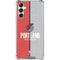 NBA Portland Trail Blazers Canvas Galaxy A14 5G Clear Case