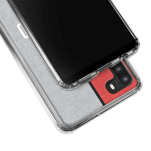 NBA Portland Trail Blazers Canvas Galaxy A21 Clear Case