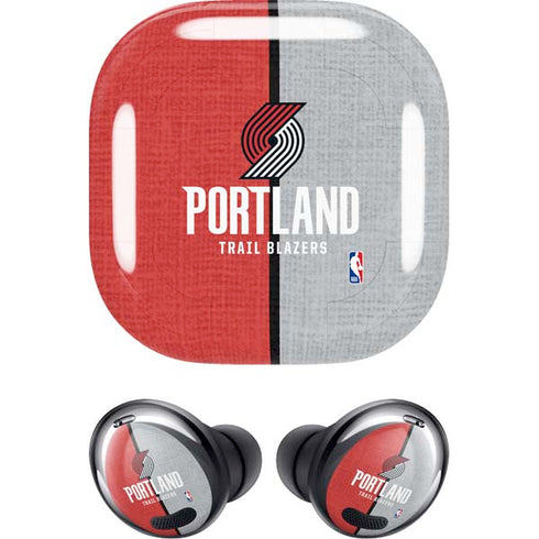 NBA Portland Trail Blazers Canvas Galaxy Buds Pro Skin