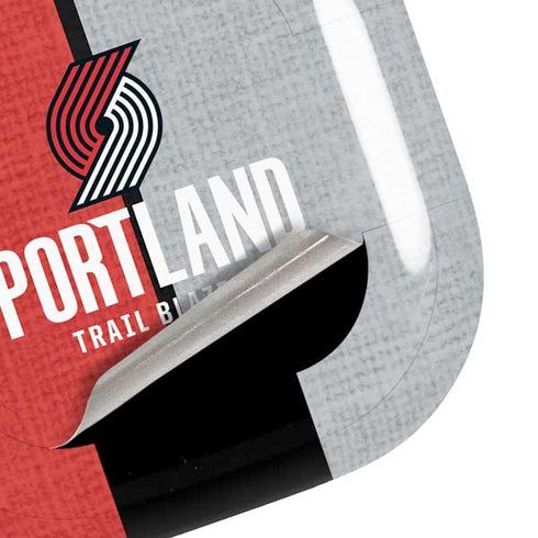 NBA Portland Trail Blazers Canvas Galaxy Buds Pro Skin