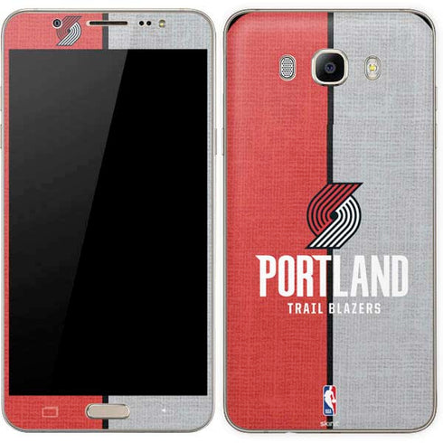 NBA Portland Trail Blazers Canvas Galaxy J7 Skin