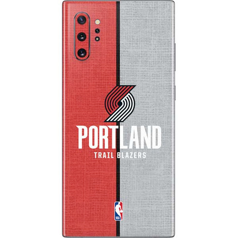 NBA Portland Trail Blazers Canvas Galaxy Note 10 Plus Skin