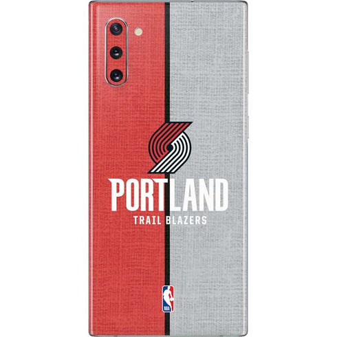 NBA Portland Trail Blazers Canvas Galaxy Note 10 Skin