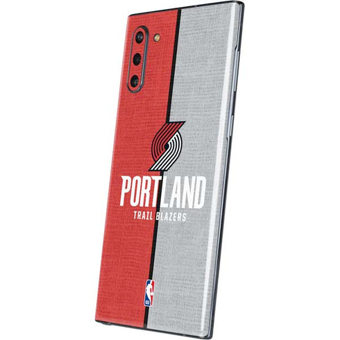 NBA Portland Trail Blazers Canvas Galaxy Note 10 Skin
