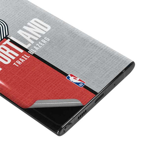 NBA Portland Trail Blazers Canvas Galaxy Note 10 Skin