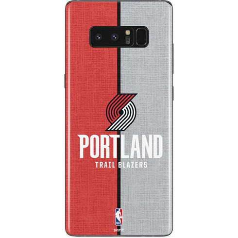 NBA Portland Trail Blazers Canvas Galaxy Note 8 Skin