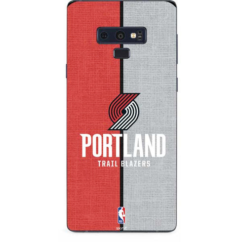 NBA Portland Trail Blazers Canvas Galaxy Note 9 Skin