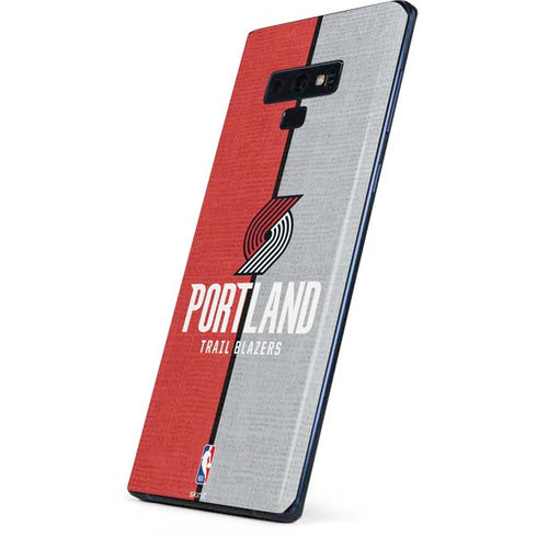 NBA Portland Trail Blazers Canvas Galaxy Note 9 Skin
