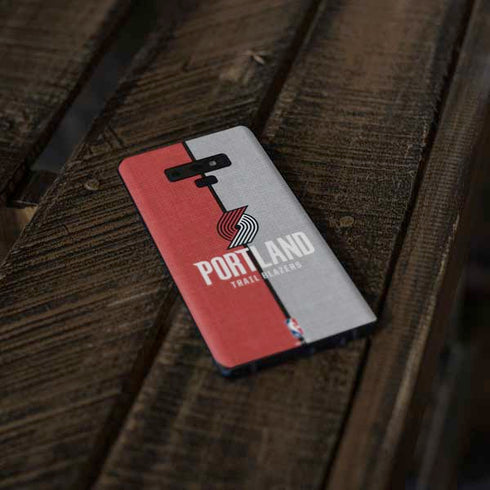 NBA Portland Trail Blazers Canvas Galaxy Note 9 Skin