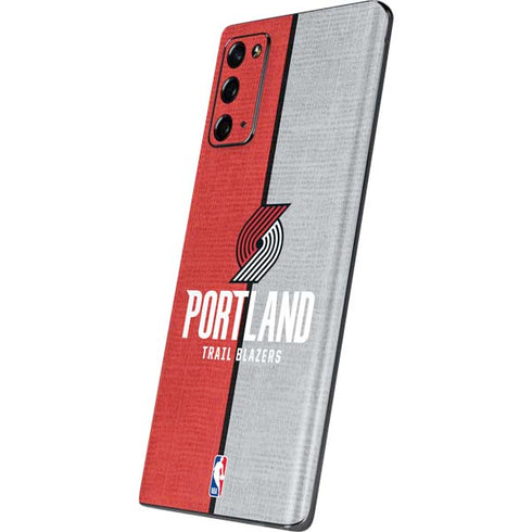 NBA Portland Trail Blazers Canvas Galaxy Note20 5G Skin